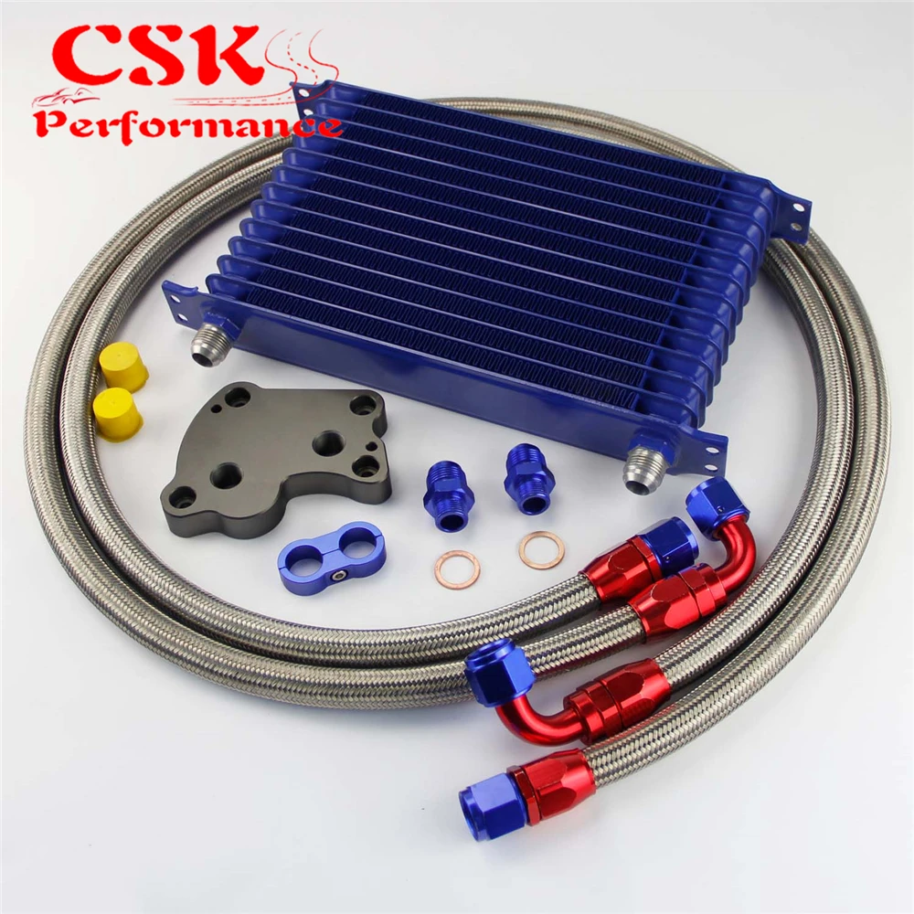 Комплект масляного радиатора AN10 Trust 13 рядов 262 мм подходит для BMW Mini Cooper R53 Supercharger