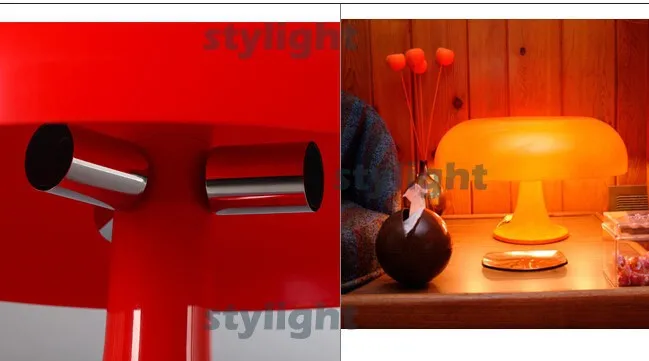 Настольная лампа Nessino, разработанная Giancarlo Mattioli Грибная настольная лампа