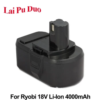 

Replacement 18V 4.0Ah Li-Ion Power Tool Battery For Ryobi:P104,BPL-1815,P102,BPL-1820G,P103,BPL-18151,P105,BPL-1820,P106