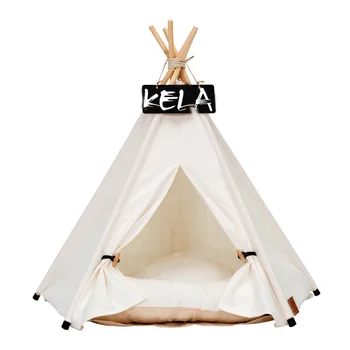 

JORMEL Pet Tent Pet bed Portable Washable Dog Puppy Toy House Cat Teepee Star Pattern Contain Mat