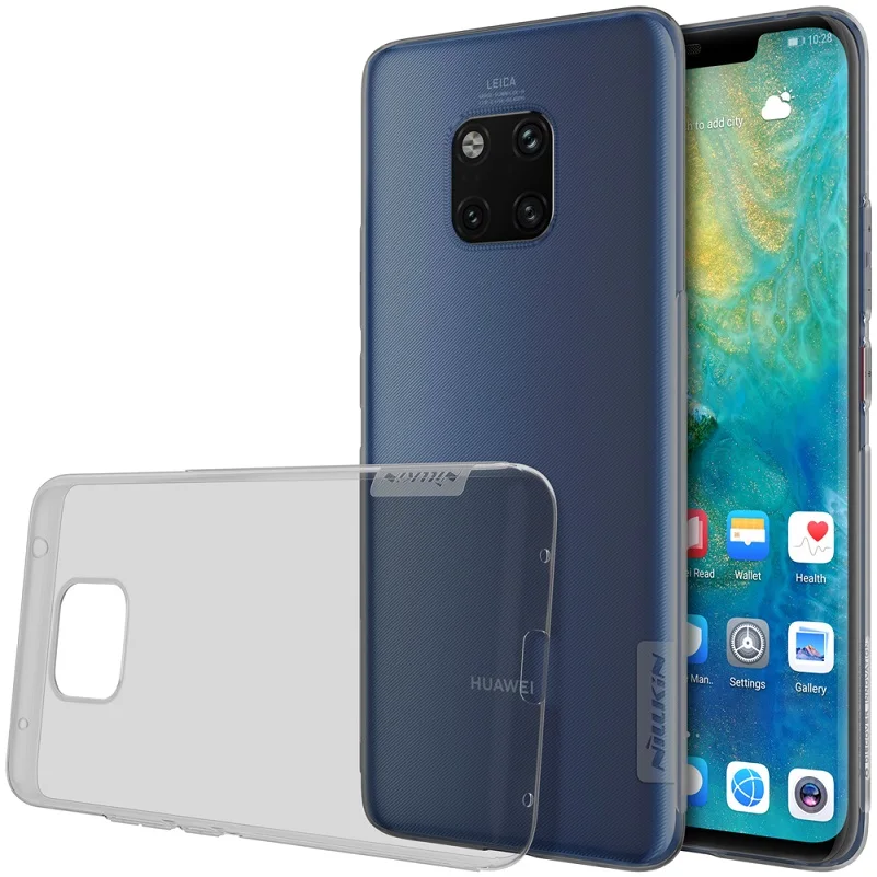 Для huawei mate 20 pro чехол Nillkin натуральный прозрачный мягкий кремний TPU Защитный чехол для huawei mate 20 Pro capa 6,39''