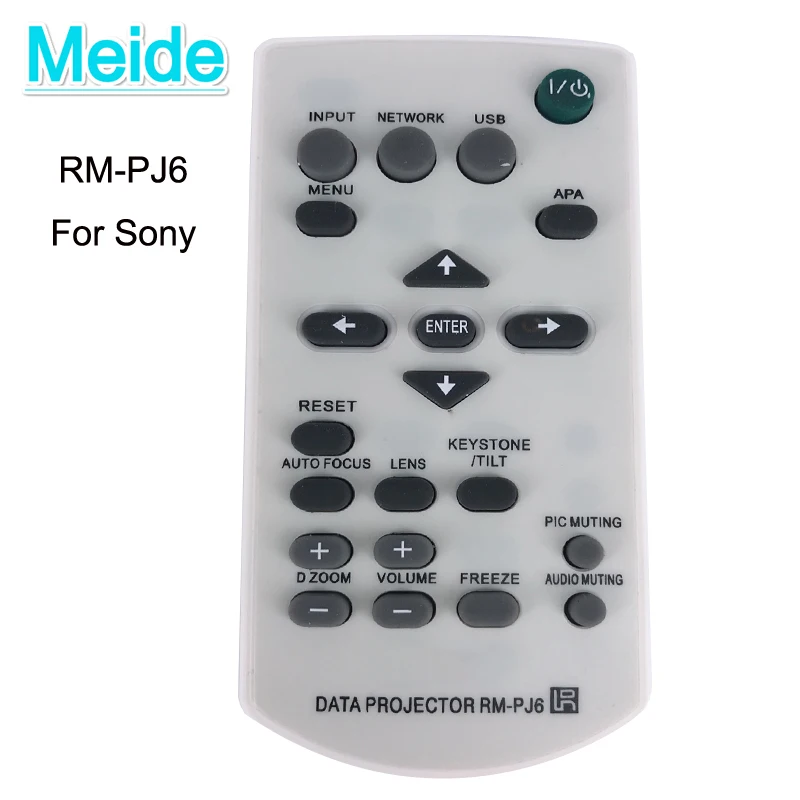 Replacement Remote Control For Sony VPL-EX7 VPL-ES1 VPL-ES2 VPL-ES4 RM-PJ5 RM-PJ6 RM-PJ7 PJ4 PJ2 Projectors Remote Controller Replacement Remote Control For Sony VPL-EX7 VPL-ES1 VPL-ES2 VPL-ES4 RM-PJ5 RM-PJ6 RM-PJ7 PJ4 PJ2 Projectors Remote Controller