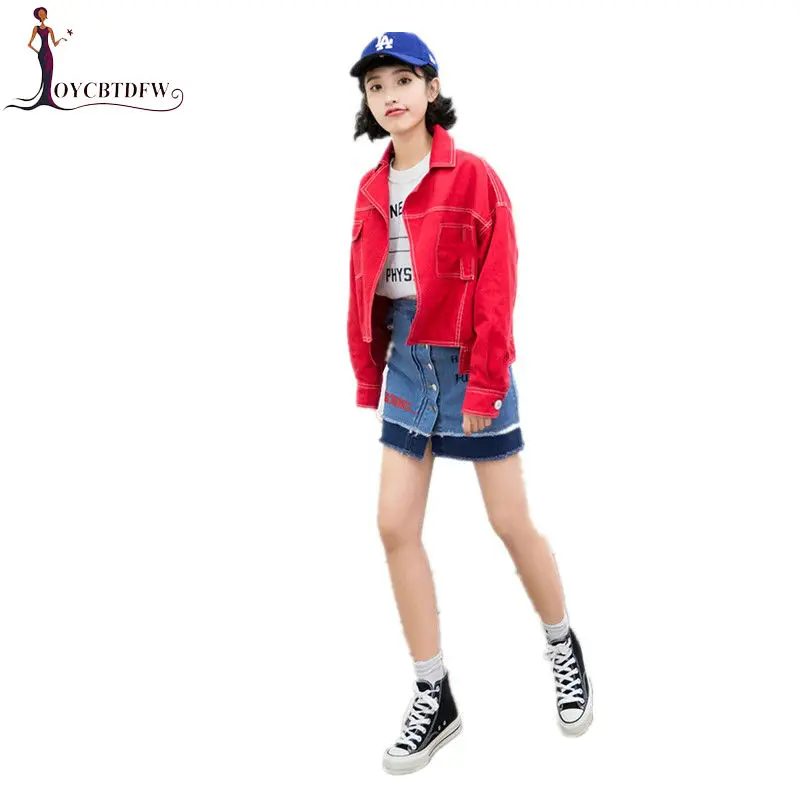 Autumn Women Denim Jacket 2018 New Loose Cowboy Wild Jacket Suit Collar Pocket Decoration Long Sleeve Short Denim Jackets Z126