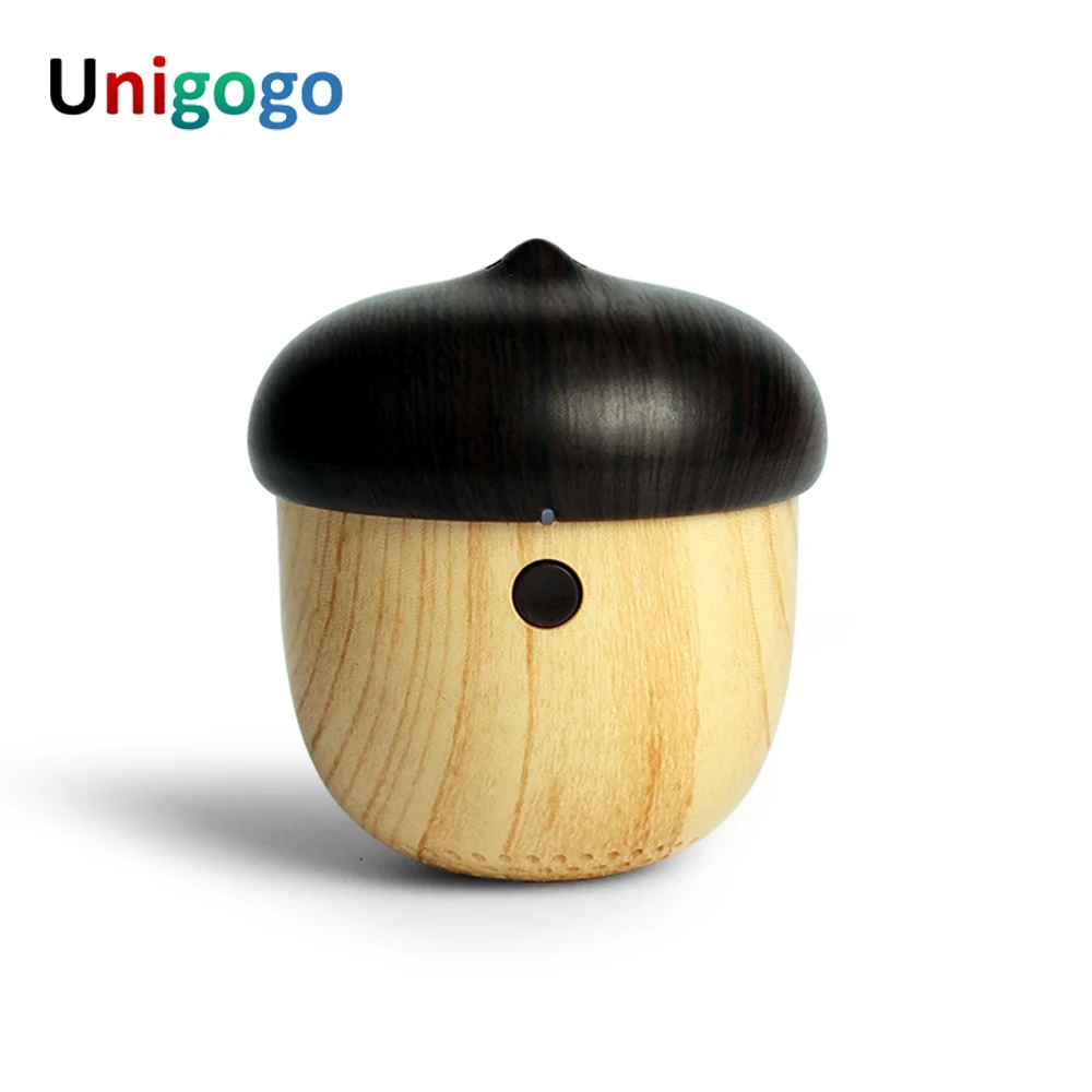 

Portable Bluetooth Speaker Cute Nut Style Mini wooden Subwoofer Unique Design nut Wireless Outdoor Loudspeaker For iPhone Xiaomi