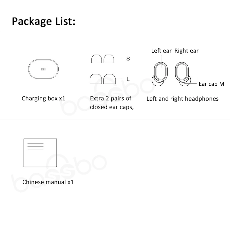 В наличии Xiaomi Redmi Airdots bluetooth наушников TWS стерео Бас BT 5 0 Eeadphones с микрофоном громкой