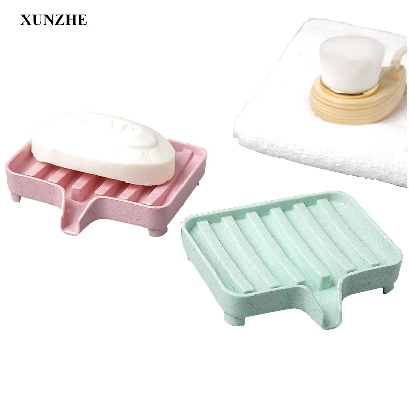 Creative Simple straw Soap Holders with sewer fittings, bathroom molds