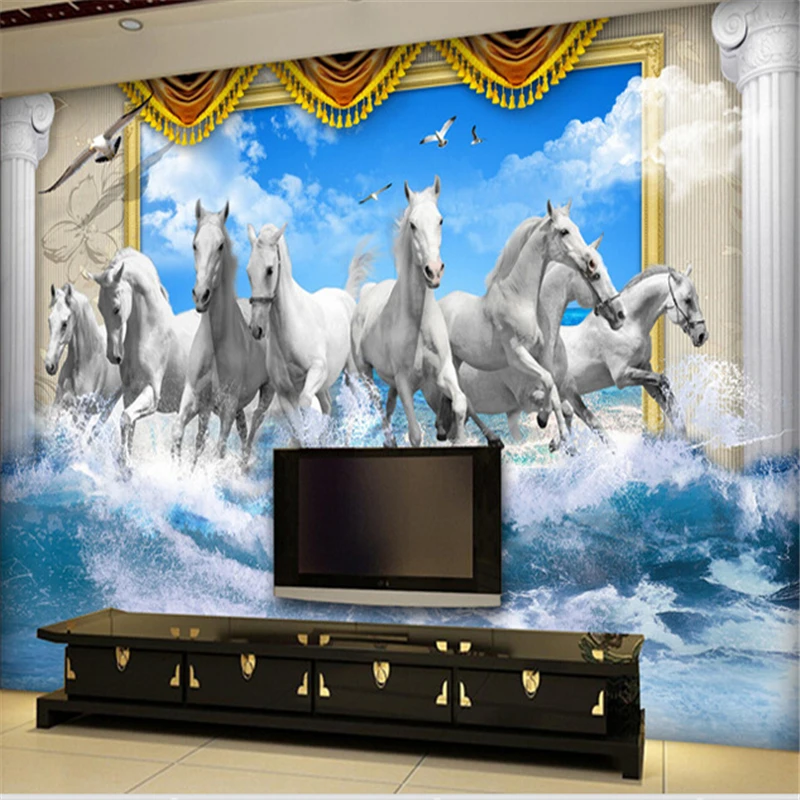 Horse Wall Murals popular horse wall mural-buy cheap horse wall mural lots from Horse Wall Murals popular horse wall mural-buy cheap horse wall mural lots from