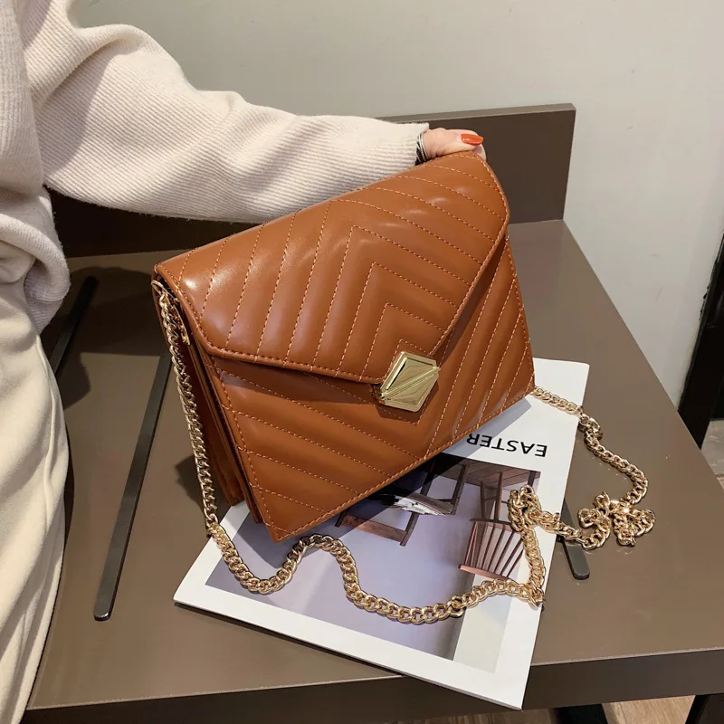 

2019 new women bags crossbody bags pu leather luxury designer handbags Chain Single Shoulder Pack Fashion Diamond lattice Pack