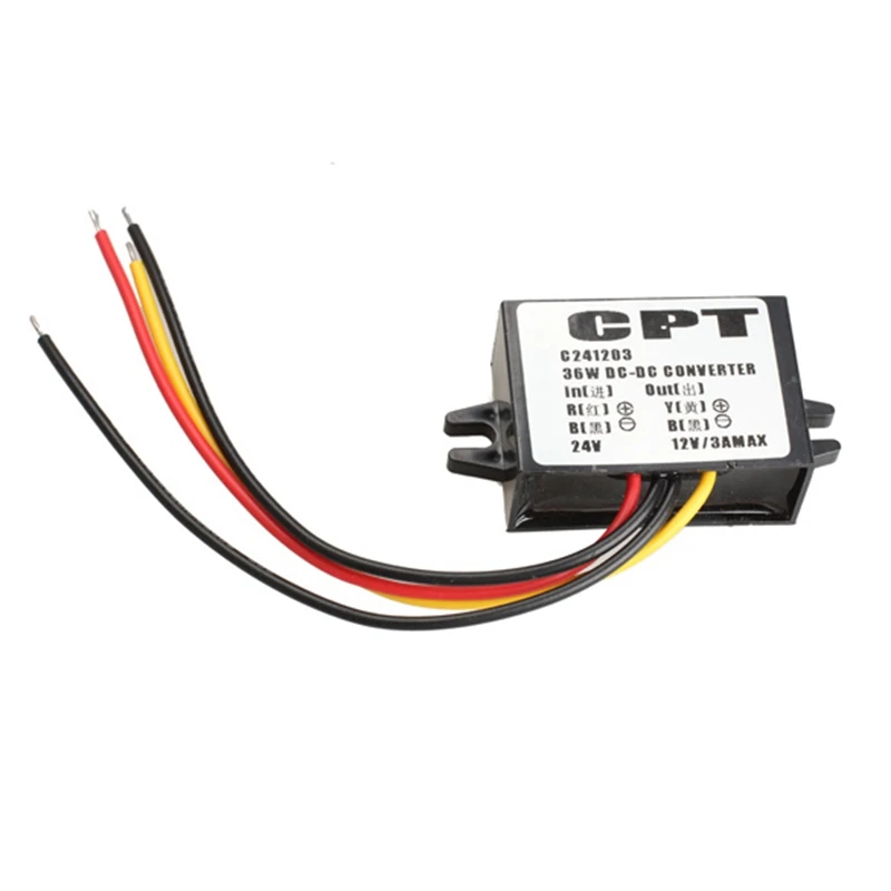 

DC-DC Converter Regulator Voltage Power Adapter 24V to 12V 3A 36W Non-isolated Step Down Module Buck