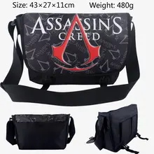 Bande dessinée Assassins Creed Unisexe Messenger Sac D’épaule Cahier D’école Bookbag