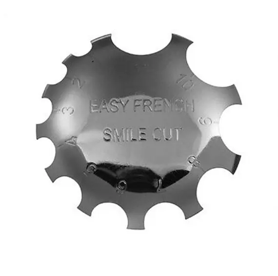 Лидер продаж! Edge Smile Cut Line триммер легкий французский гвоздь из нержавеющей стали