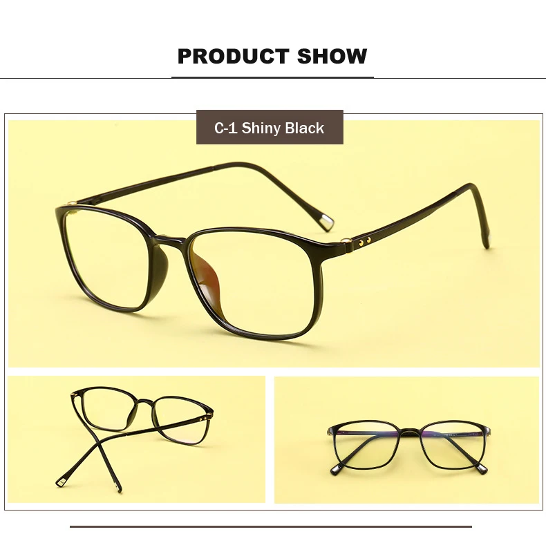 TR90 очки с тонкой оправой мужские модные очки для близорукости женские очки по рецепту оптические компьютерные оправы для очков