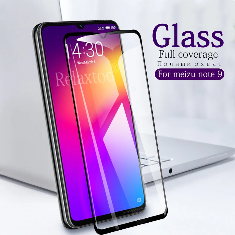 Защитное стекло для meizu note 9 чехол Защита экрана на Maisie закаленное 6 2 ''Защитная