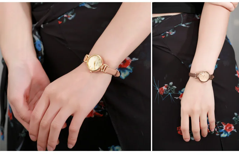 Julius бренд ретро кожа часы женщина простой маленький циферблат тонкий ремешок кварцевые платье наручные часы женский Reloj Mujer подарки