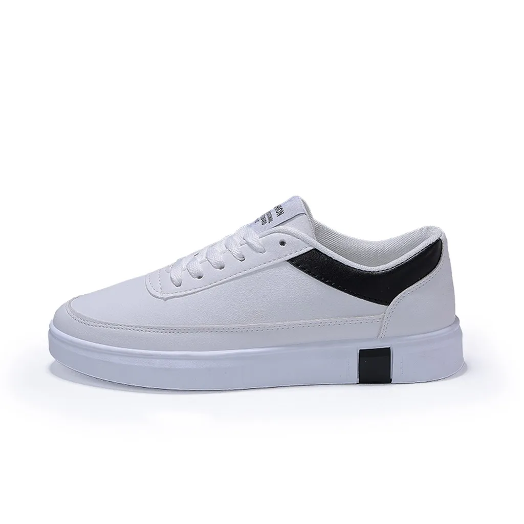 

Jaycosin men casual canvas sports shoes fashion casual trend sports white shoes low shoes men's non-slip shoes