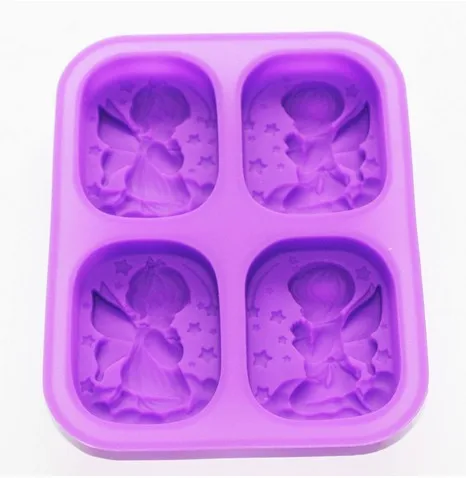 

Angel Rectangular Soap Mold Silicone Candle for Homemade Craft