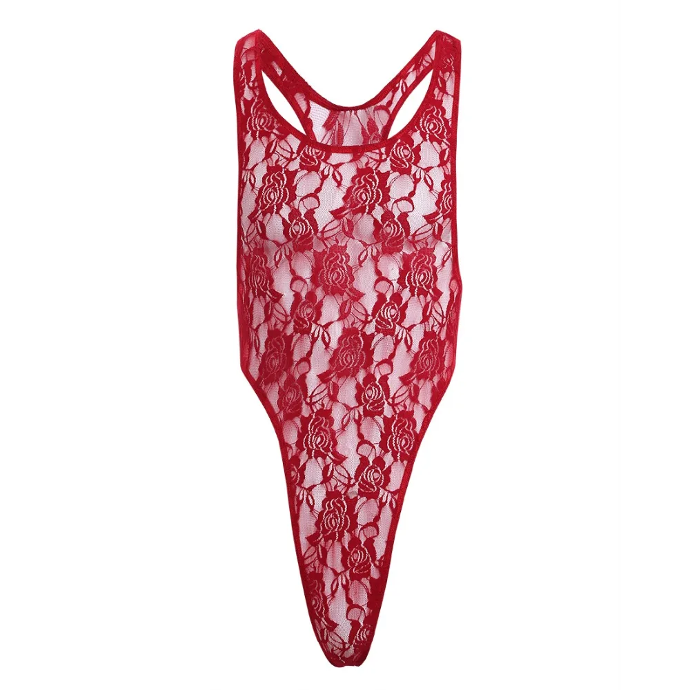 Cosplay&ware Mens One Piece Lingerie Floral Lace Mankini Bodysuit Catsuit Sissy Pouch Body Suit Jumpsuit Nightwear Sleepwear -Zentai shop online HTB1Mr1Euf1TBuNjy0Fjq6yjyXXaE.jpg