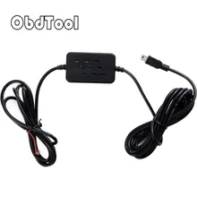 DC12V to DC5V Power Inverter Converter MINI USB Hard Wired Car Charger for GPS DVR Recorder 1Pcs
