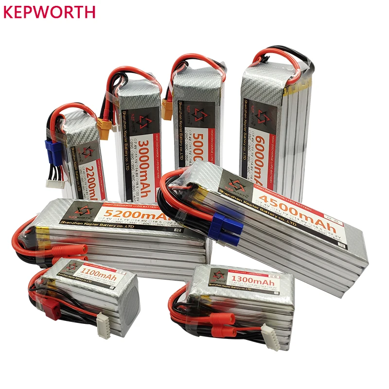 RC Car Plane Boat Lipo Battery 22.2V 6S High Quality 1100mAh To 6000mAh For Hydraulic Excavator Truck Tank Drone Helicopter