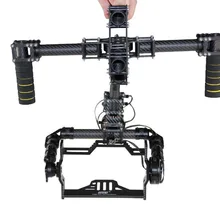3-Axis DSLR ручка углеродное волокно ручки бесщеточный гидростабилизатор камеры w/5208 мотором и контроллером фильма перспективы
