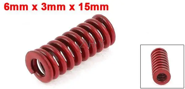 Compression Die Spring OD 6mm & ID 3mm Light/Medium/Heavy Mold Mould Springs 