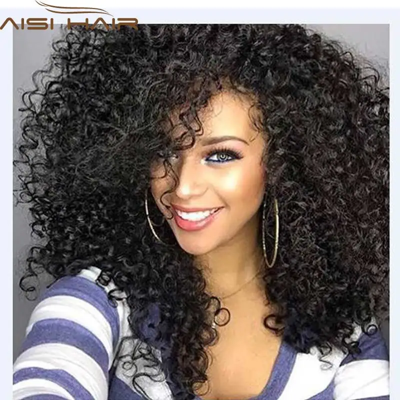 Kinky Curly Afro Wig 22 Long Kinky Curly Wigs for Black Women Black Hair Wig African American Synthetic Cheap Wigs for Women