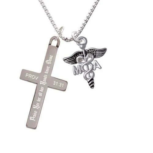 Caduceus - MA - Praise Her - Cross Necklace (1)