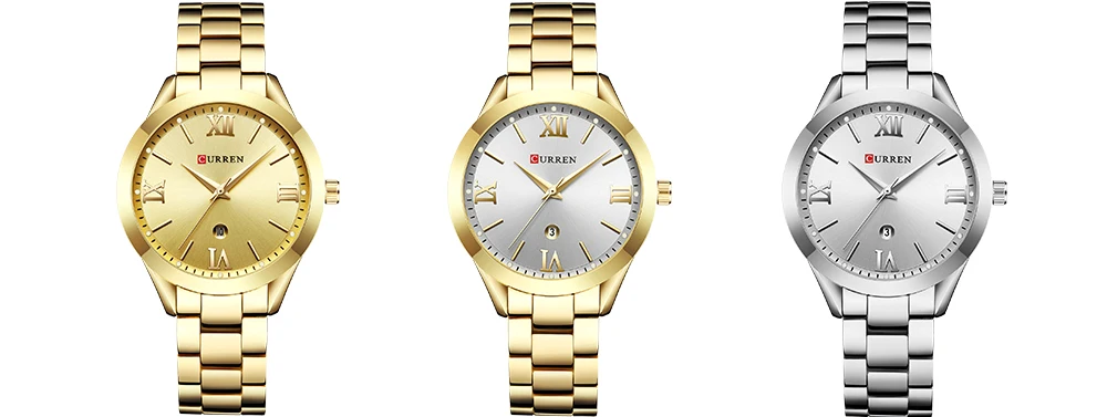Женские часы Лидирующий бренд роскошные золотые стальные водонепроницаемые кварцевые часы модные женские часы под платье часы Подарки для женщин Relogio Feminino