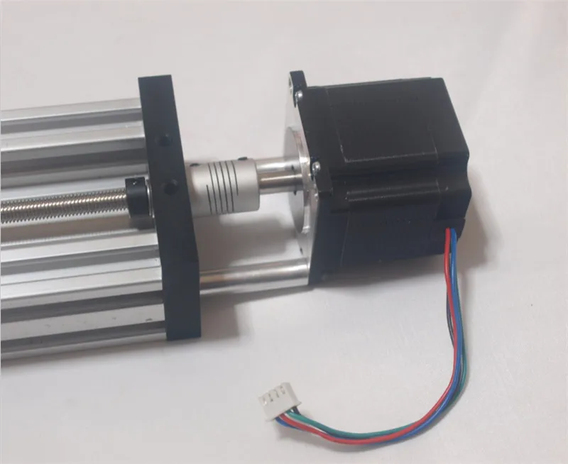 DIY CNC 250/300/400/500/1000 мм c beam Z AXIS комплект M8 винтовой линейный привод с NEMA 23 шаговый