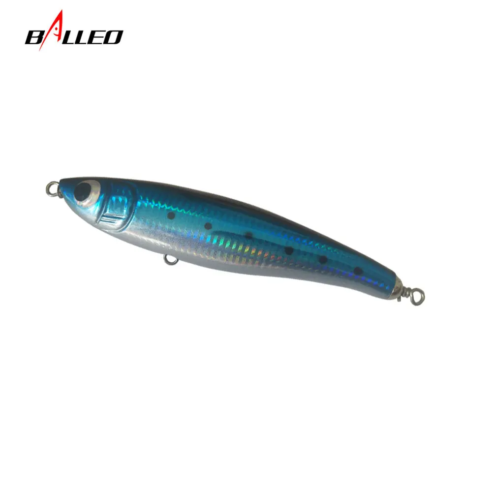 Balleo 1 шт. глубоководных из цельного дерева карандаш рыболовные lure72g 19 см полная