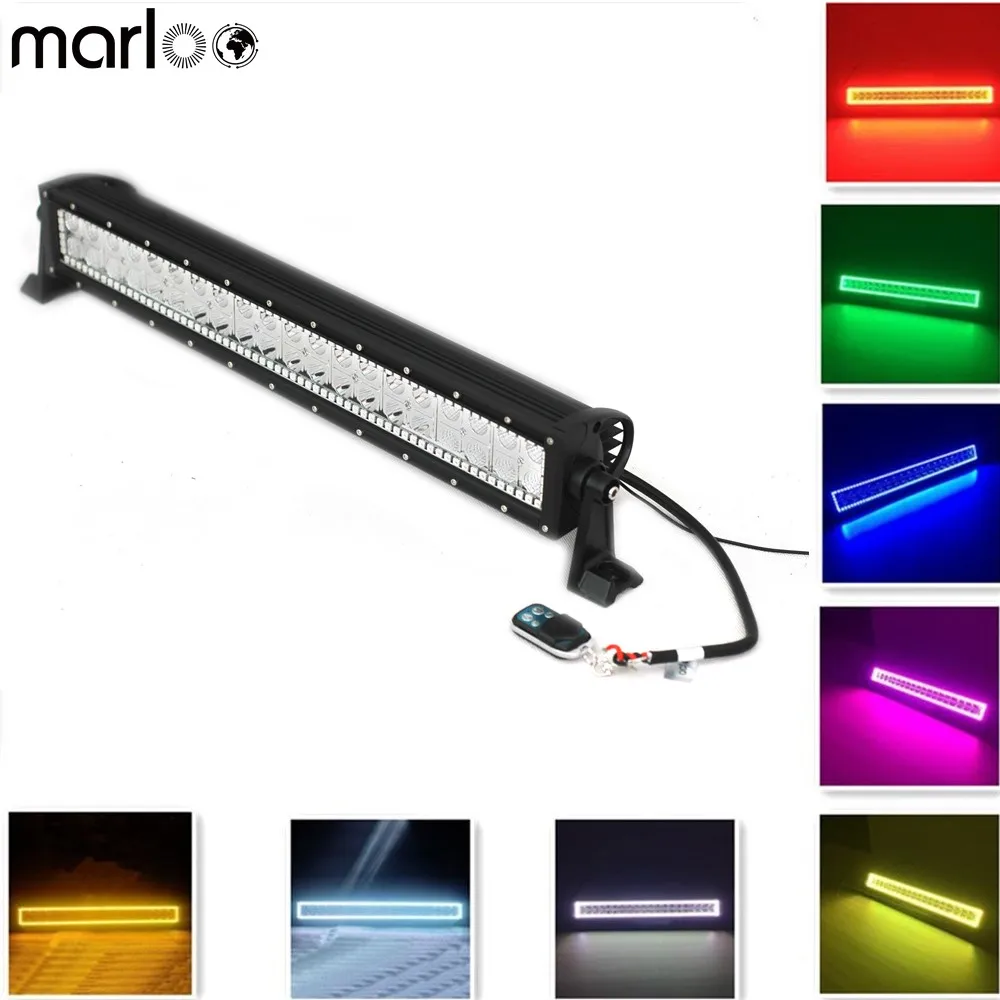 Прямая светодиодсветильник световая панель Marloo 20 дюймов 22 дюйма 120 Вт RGB