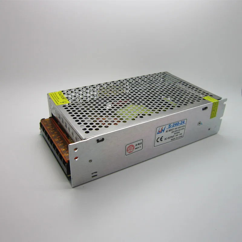 

AC 100-240v 24V 10A 240W Switch Power Supply adapter 24V10A LED driver Lighting transformer 24 V Volt For LED Strips Light