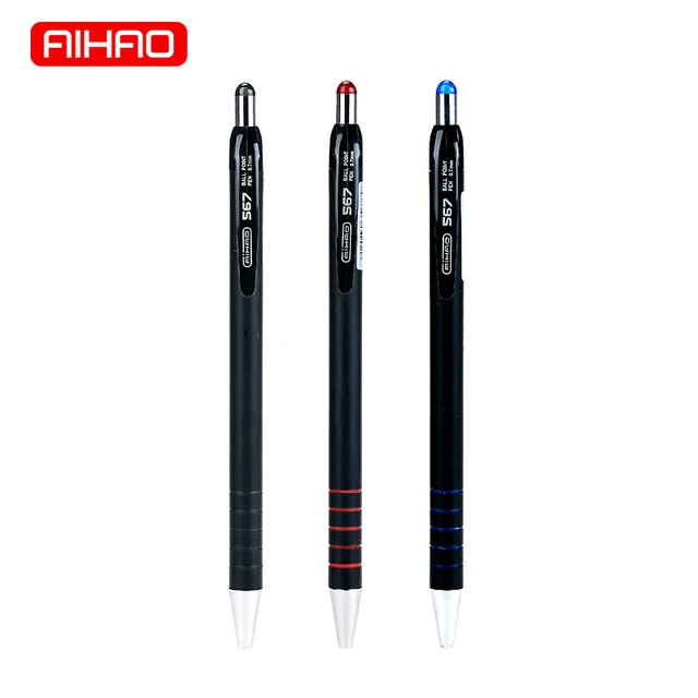 Best Price AIHAO 6 pcs/Lot Cute Black Automatic Ballpens Classic Office Ball Point Pen For Writing Stationery School Supplies Student Best Price AIHAO 6 pcs/Lot Cute Black Automatic Ballpens Classic Office Ball Point Pen For Writing Stationery School Supplies Student
