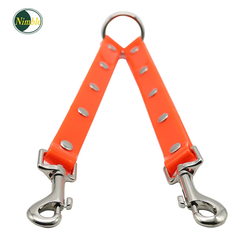 NIMBLE Pet Leashes 1 For 2 25CM Tangle free PVC Dog Leash Pull