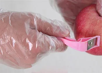 

100PCS/LOT Eco-friendly Disposable Gloves PE Chemistry Lab Gloves Supplies School Stationary Accessories