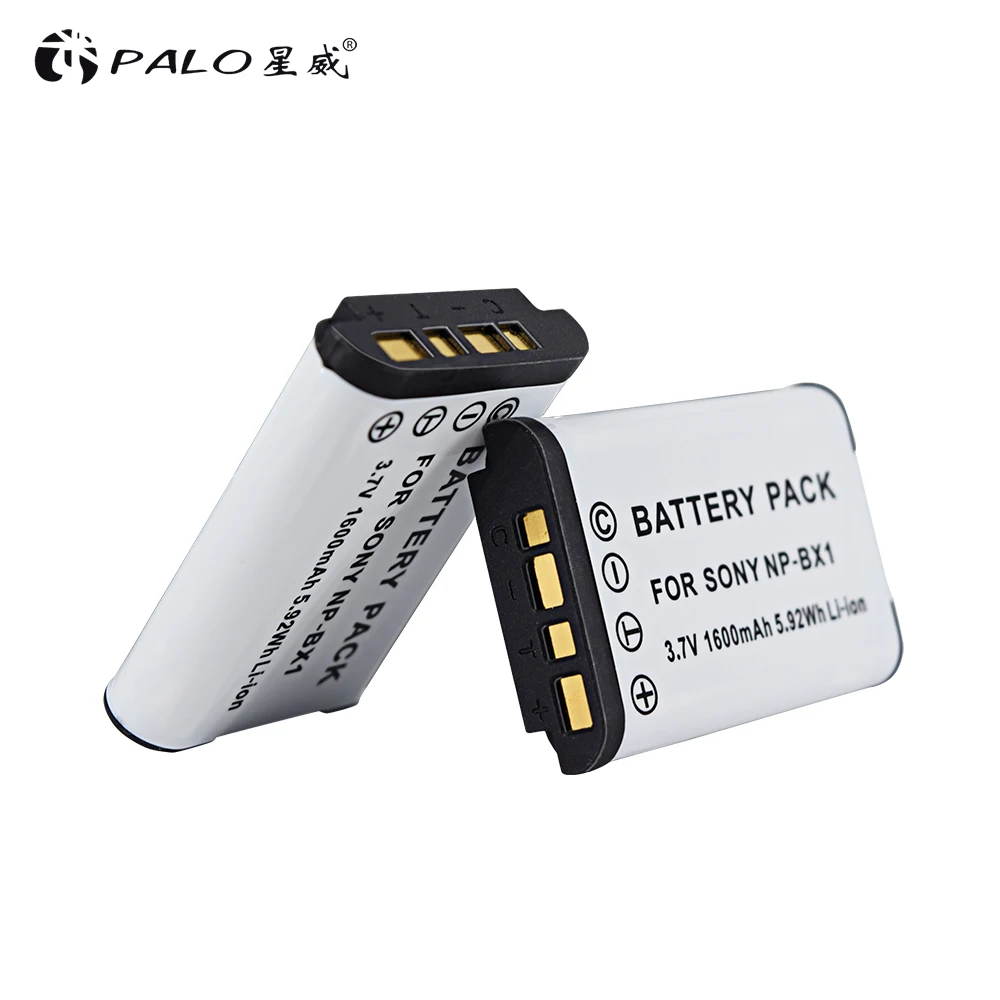 

PALO 1600mAh NP-BX1 npbx1 bx1 Li-ion Battery for sony DC-GX850K DMC-GM5 DMC-GM1KD Lithium Ion Rechargeable Camera Battery Pack