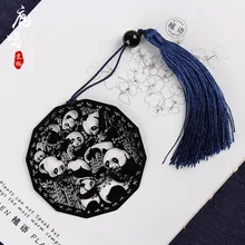 1 шт/5,5 см китайский стиль панда парк металлическая латунная Закладка Винтажная закладка