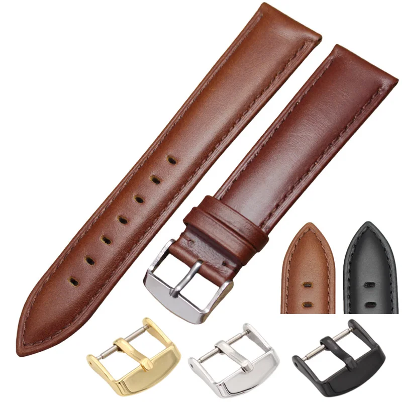 Black Brown Watchbands 18mm 19mm 20mm 21mm 22mm 24mm High Quality