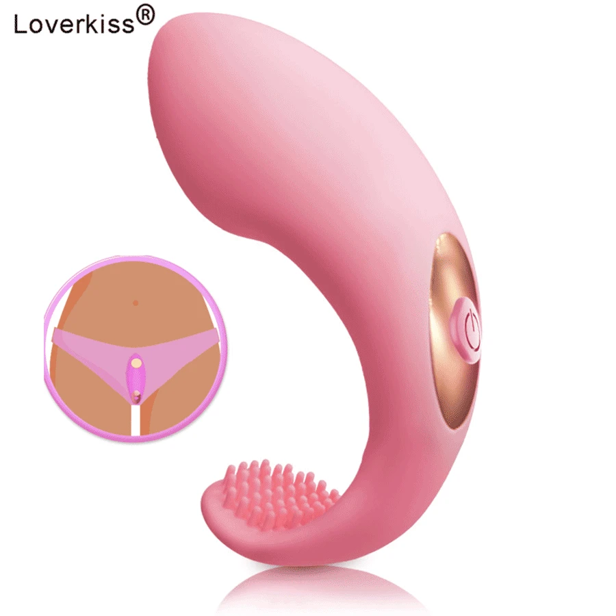 Вибратор Loverkiss 10 вибраций без бретелек для точки G яйцо Вагина Женский
