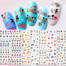 Самоклеющиеся Мультяшные наклейки для ногтей, художественное оформление ногтей, принадлежности для маникюра, инструменты, наклейки для ногтей, милая мышь, кошка