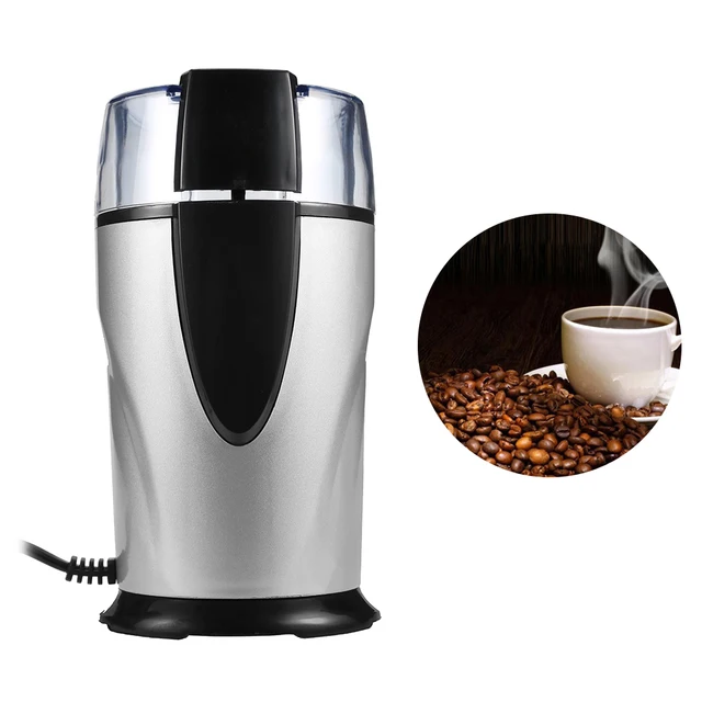 130w Electric Coffee Grinder Machine Household Bean Grinding 130w Electric Coffee Grinder Machine Household Bean Grinding Miller Stainless Steel Portable Burr For