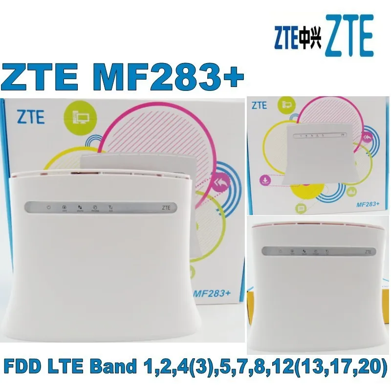 Zte маршрутизатор MF283 + 800/1800/2600 МГц 4G 2G 3g LTE 150 Мбит/с + 4G LTE антенна двойной SMA-Мужской Разъем