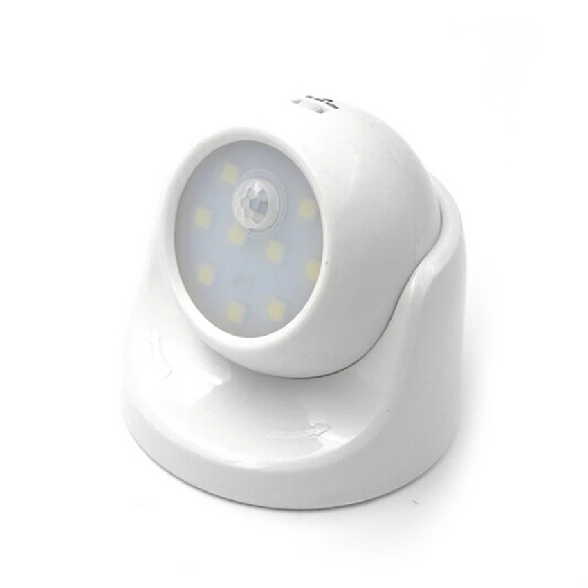 

Security 9 LED Body Motion Sensor Night Light Smart 360 Degree Rotation Children's Nightlight Auto PIR IR Infrared Detector Lamp