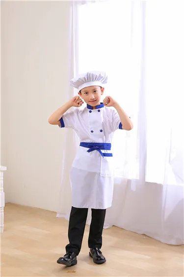 Women Chef Uniform Kindergarten Teacher Costume Cooking Clothing  Apron+hat+sleevelet Game Outfit Kitchen Work Wear Sets 90 - AliExpress