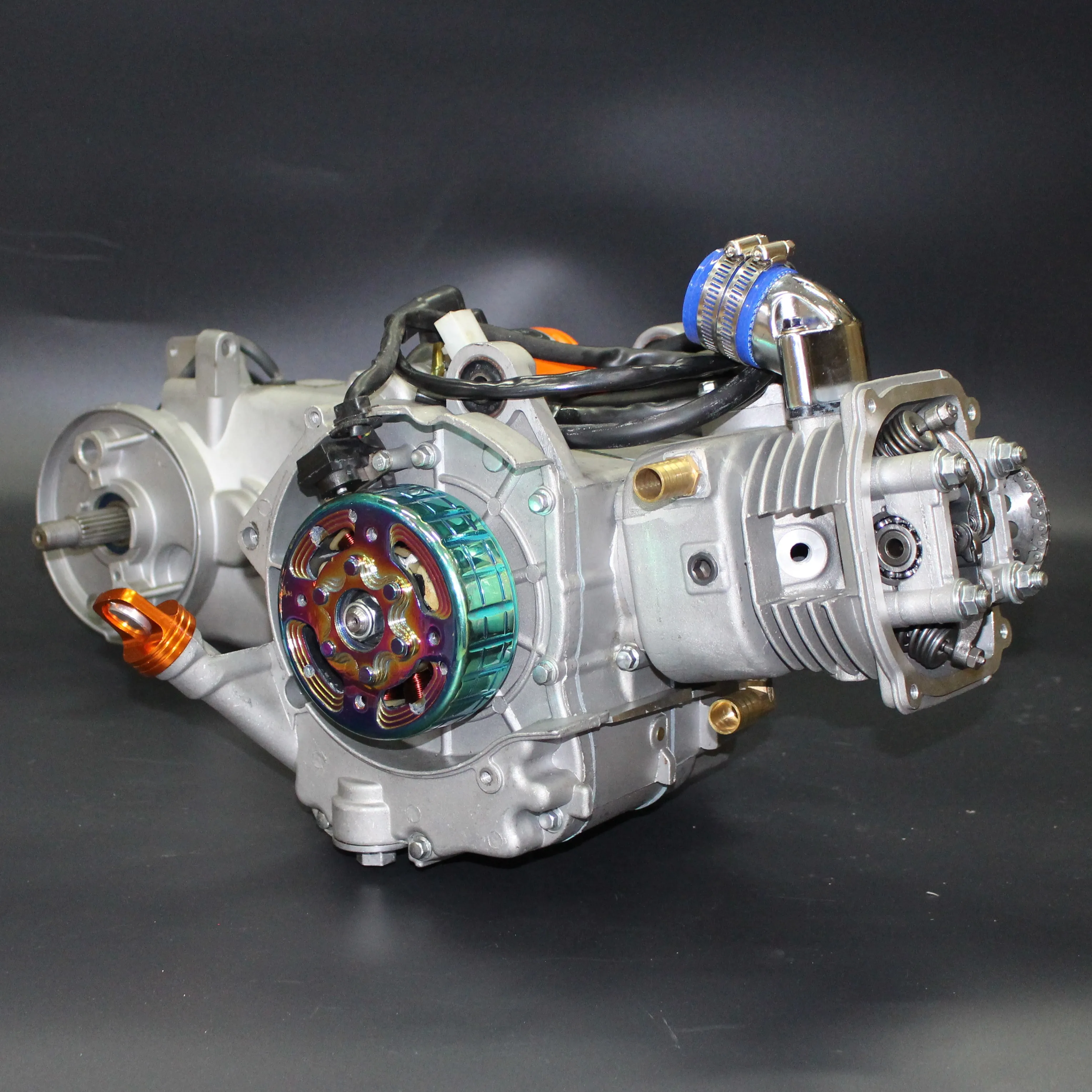 GY6, motor, 63mm, cilindro, 2 válvulas, cigüeñal, 300, refrigeración por agua, árbol de levas, a8, 180cc, Sintonización, carreras, motores