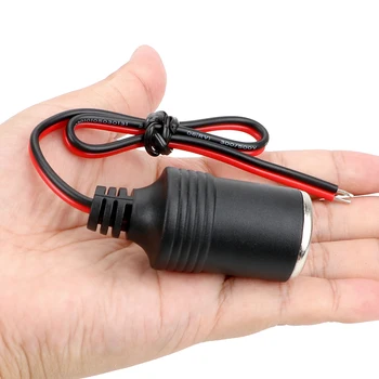 

Car Cigarette Lighter Plug Receptacle Auto Interior Accessories Plug Connector Adapter 12~24V 15A 200W Charger Cable Socket