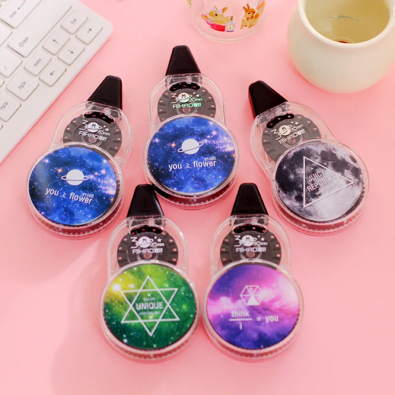 

30M Cute Starry Sky Correction Tape Decorative tape sticker Stationery office school supplies Promotional Gift