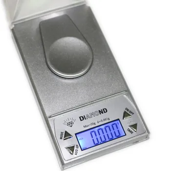 

0.001g-20g LCD Digital Jewelry Diamond Pocket Waage Scale Gem weight