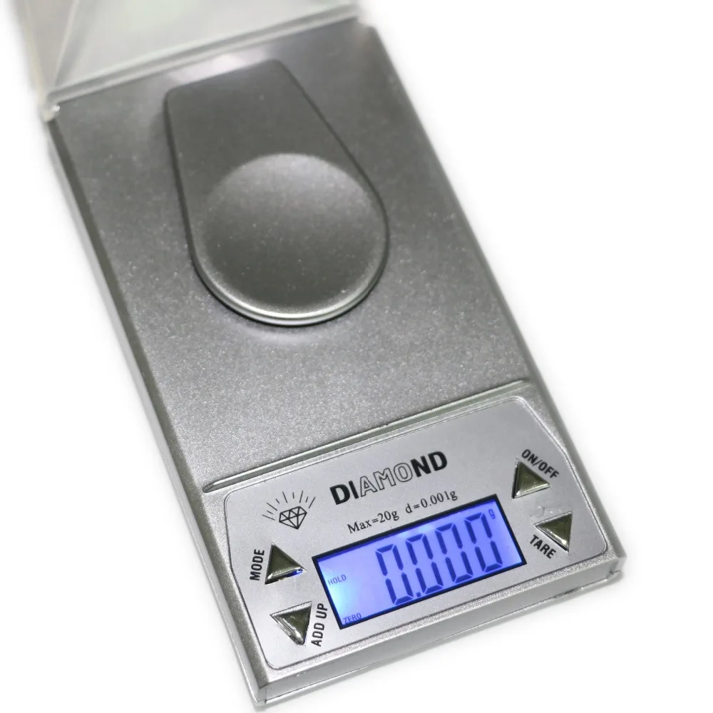 0 001g 20g LCD Цифровые ювелирные изделия с алмазным карманом Waage весы драгоценный