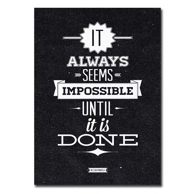 Amercian Style Modern Quote Art Poster Fashion Dropshipping Canvas Prints Cuadros Decorative Wall Pictures No Frame